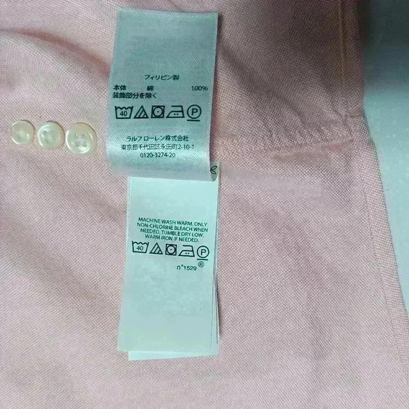 RALPH LAUREN 💯 cotton long-sleeved button down. Slim  fit. 2XL - Picture 8 of 11